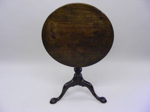 A Completly Untouched George II Mahogany Tripod Table.