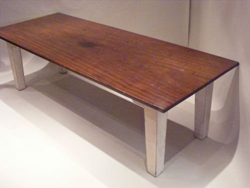 A Large Refectory Table in Teak.