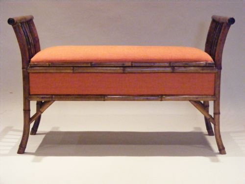 A Very Decorative Bamboo Window Seat.