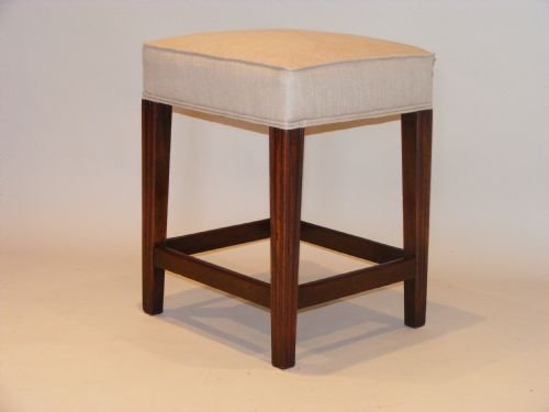A George III Mahogany Stool.