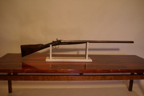 A Late 19th Century Shot Gun, Di-activated and for Decorative Purposes Only.