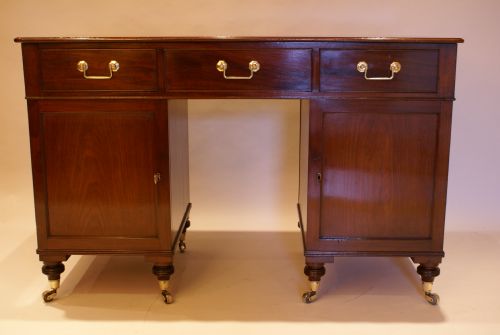 An Unusual George III Cuban Mahogany Desk.