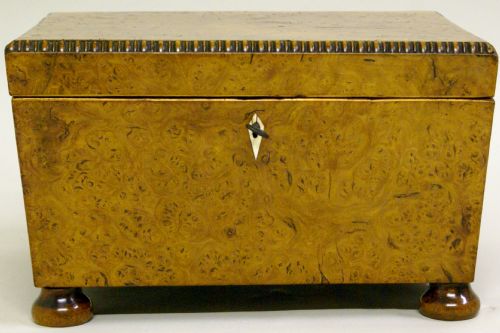 A Mid 19th Century, Burl Elm Work Box.