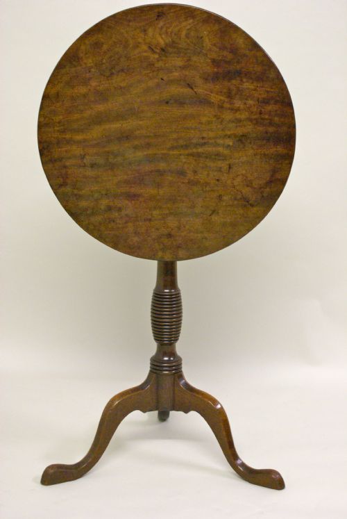 A George III Mahogany Tripod/wine Table.