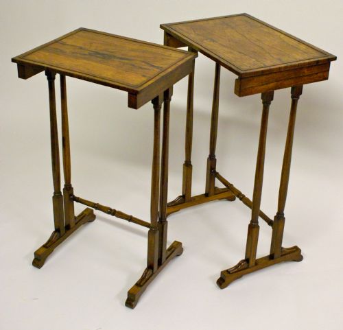 A Lovely Nest of Regency Rosewood Tables