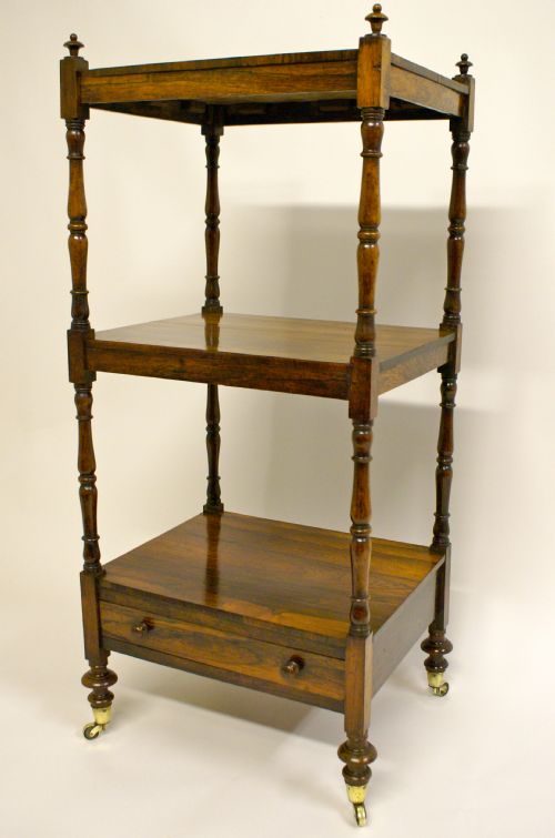 A William IV Rosewood Whatnot