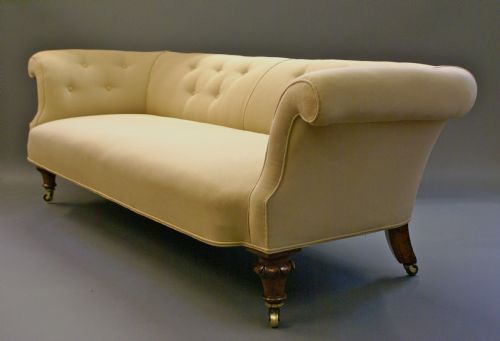 A Mid Victorian Walnut Sofa/chesterfield