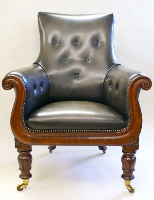 A William IV Library Arm Chair.