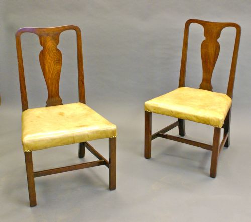 A Pair of Very Original George II Side Chairs