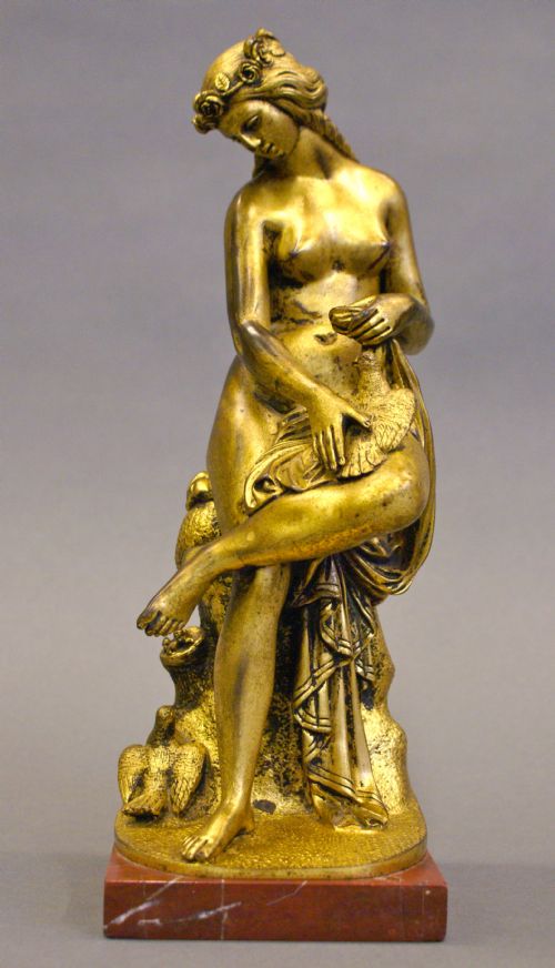 A French Gilt Bronze Figure of Aphrodite