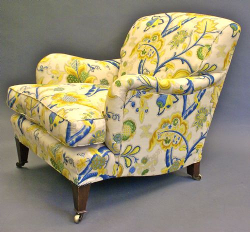 A Howard and Son Style Bridgewater Model Arm Chair.