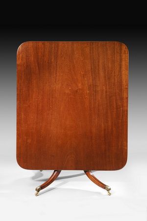A Late Geo III Mahogany Rectangular Breakfast Table.