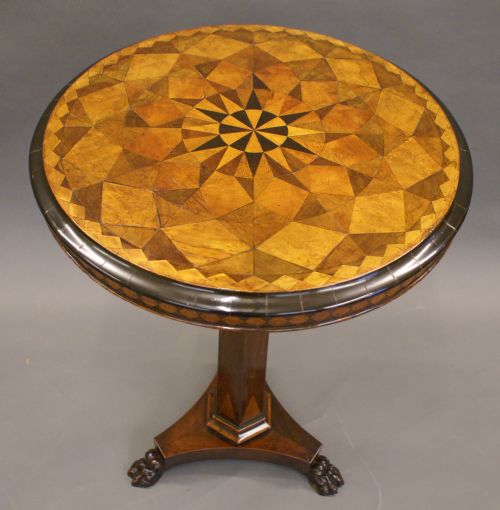 William IV Rosewood Specimen Top Table