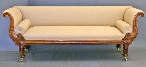 A Superb Regency Mahogany Sofa, Attributed to Gillows.