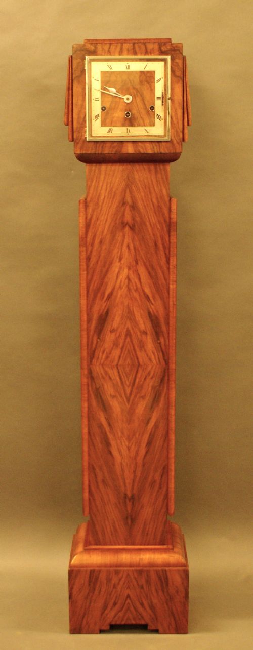 A Very Attractive French Art Deco Long Case Clock.
