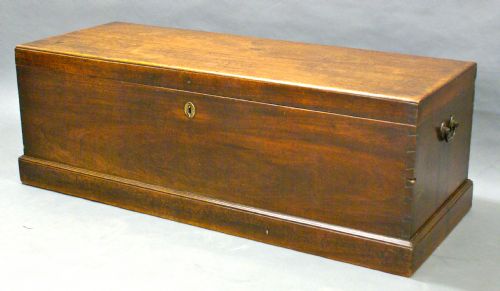 A George III Mahogany Trunk