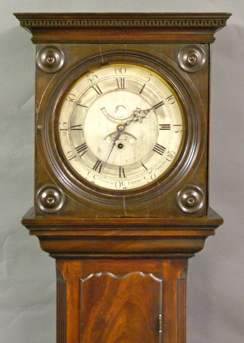 fig 1. A rare Tavern clock by Charles Farrer. 
