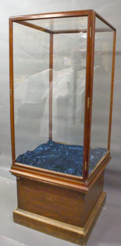 A Late 19th Century Mahogany Shop Cabinet