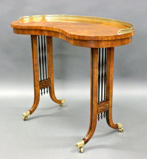 A Rare Kidney Shaped Table Firmly Attributed to Gillows