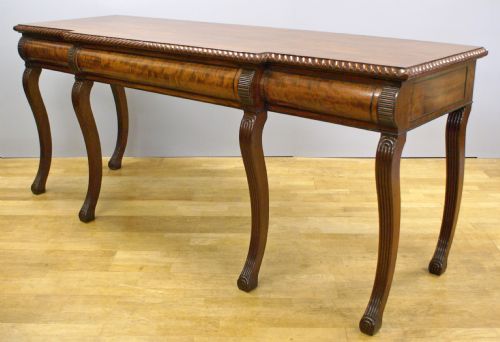 A Very Unusual Irish Mahogany Serving Table
