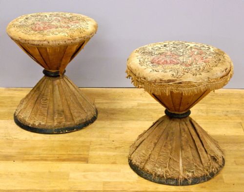 A Pair of Late Regency Stools