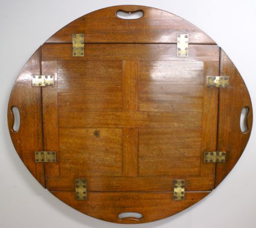 A Georgian Mahogany Folding Butlers Tray