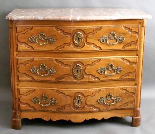 A 19th Century Continental Walnut Commode