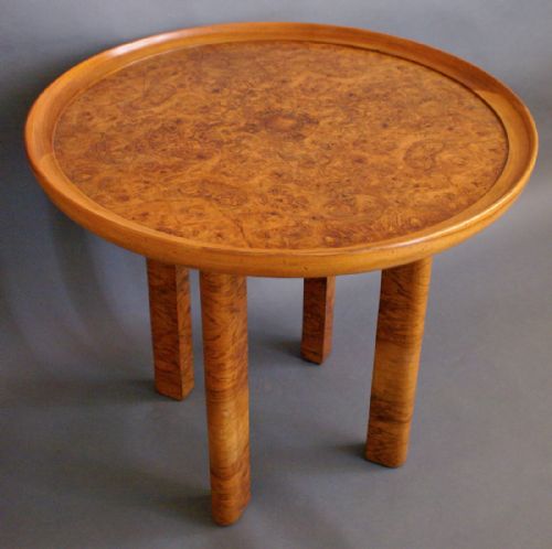 An Art Deco, Burr Walnut Coffee/side Table.