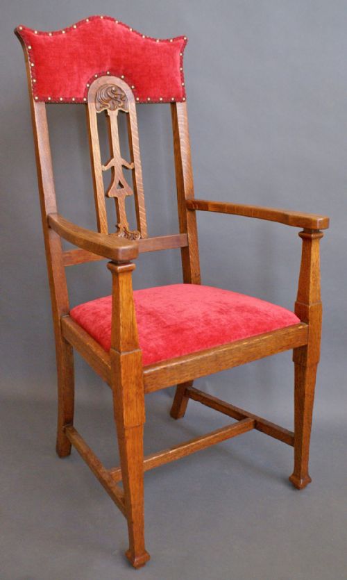 An Arts and Crafts Arm Chair in the Manner of Shapland and Petter