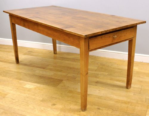 A 19th Century French Cherry-wood Farmhouse Table