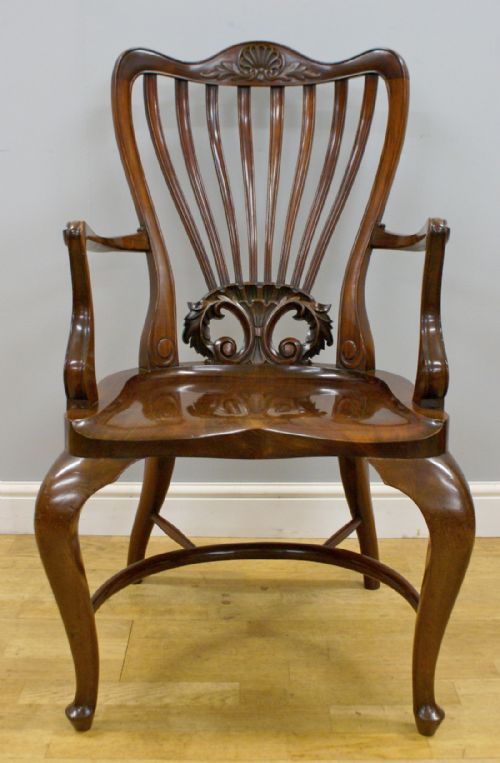 A High Quality Victorian Mahogany Arm Chair