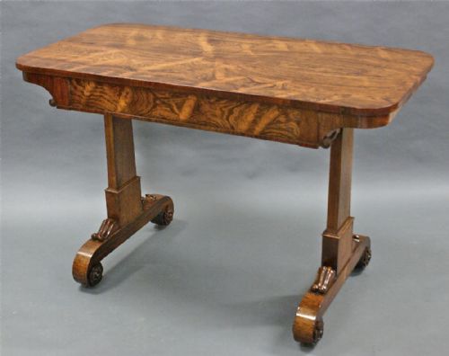 A Victorian Rosewood Side/stretcher Table.