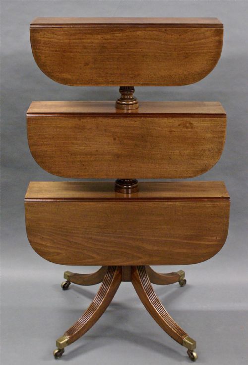 An Outstanding Folding Dumb Waiter Attributed to Gillows