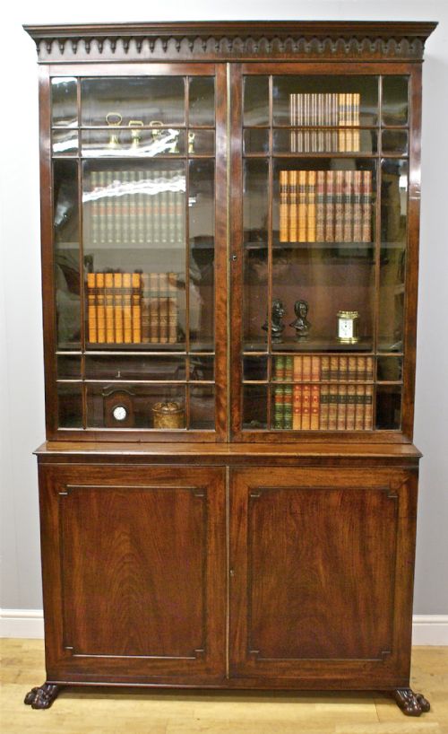 A George III Mahogany Bookcase