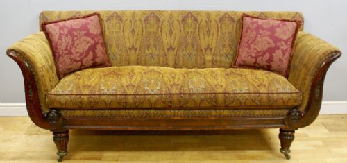 A William IV Rosewood Sofa in Liberty's Material
