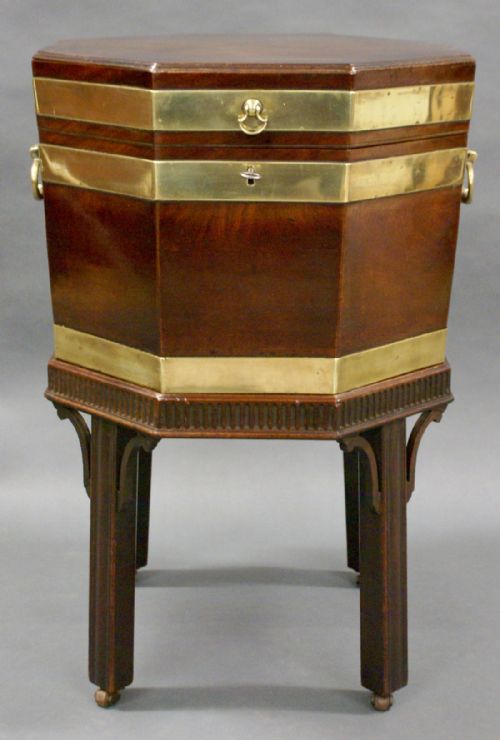 A George III Mahogany Wine Cooler/cellaret