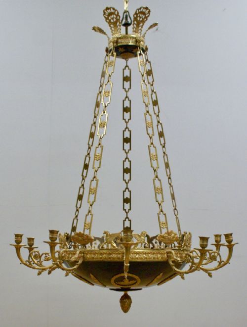A 19th Century Empire Style Chandelier
