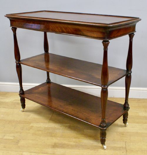 An Unusual Mahogany 3 Tier Buffet