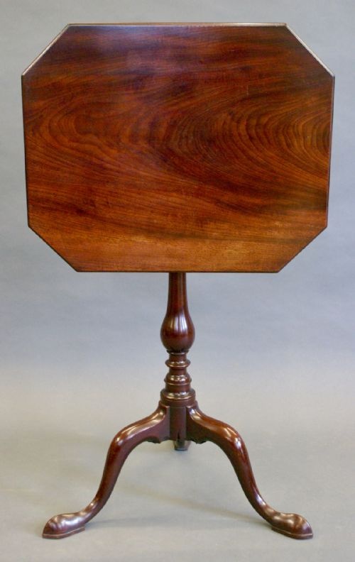 A George II Mahogany Tripod Table in Exceptionally Original Condition
