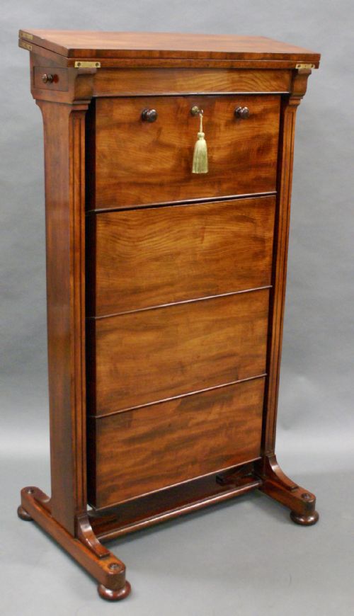 A William IV Mahogany Maitre D Stand