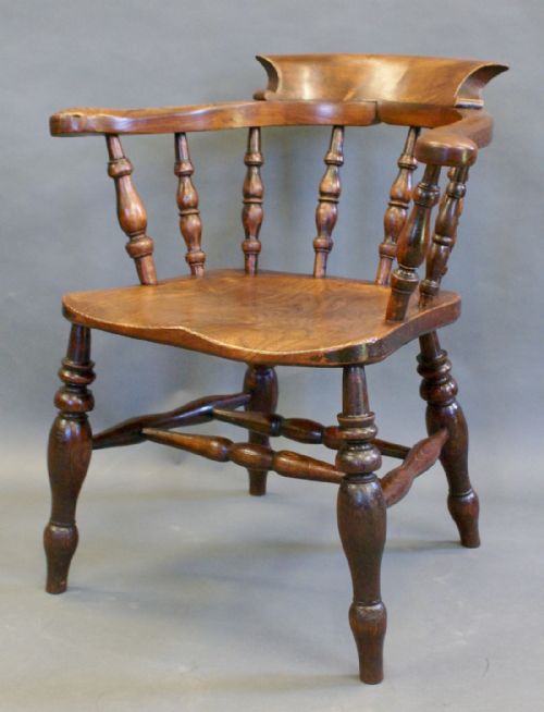 An Elm and Beech "Captains" Chair