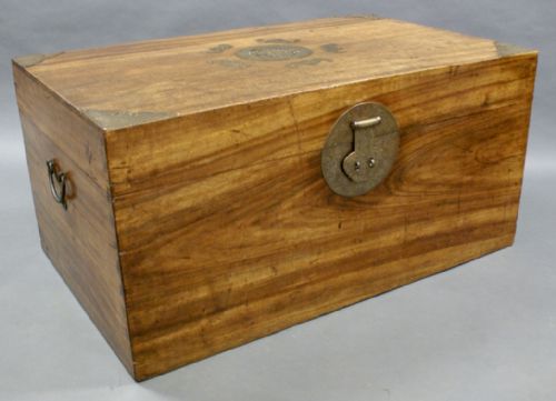 CANTONESE BRASSBOUND CAMPHORWOOD TRUNK - ADDITIONAL PHOTO 1