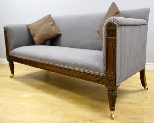 A Regency Rosewood Sofa in the Manner of Thomas Hope.