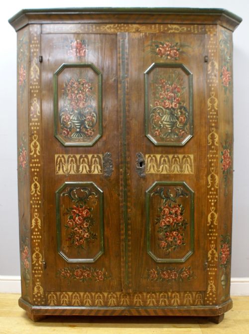 An 18th Century Gustavian Decorated Cupboard