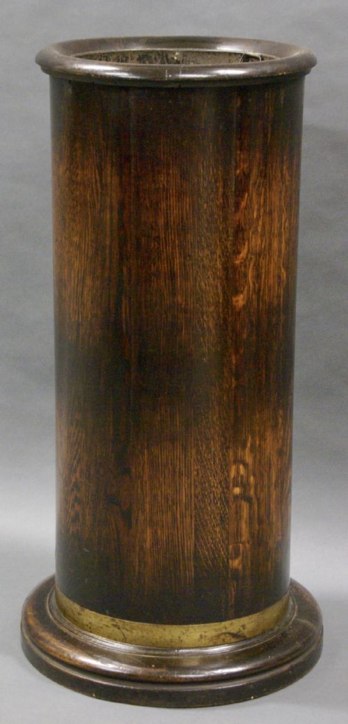 A Victorian Oak Stick Stand