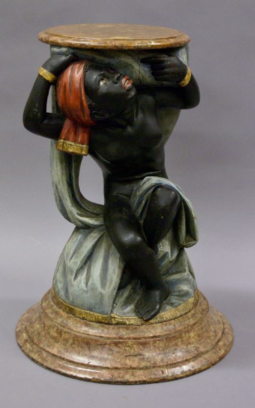 A Highly Decorative Venetian Blackamoor
