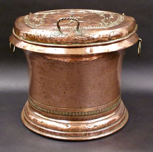 A Superb and Very Large Copper Storage Bin