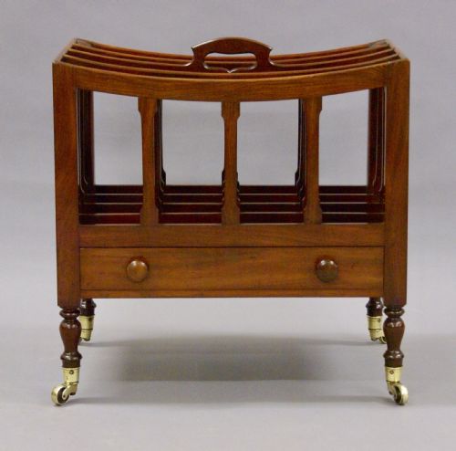 A William IV Mahogany Canterbury