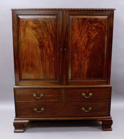 A Chippendale Period "Cloaths Press"