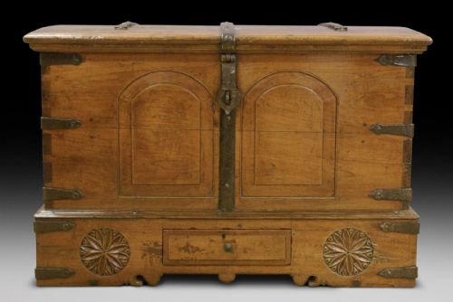 A Superb Teak Trunk